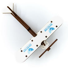 Charger l&#39;image dans la galerie, Maquette d&#39;avion en bois Aviation Sans Frontières à assembler soi-même