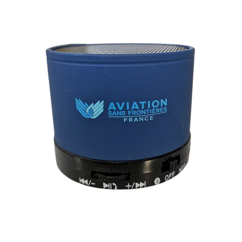 Mini enceinte Bluetooth - Aviation Sans Frontières (NOUVEAU)