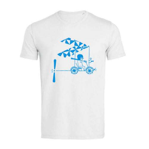 Tee-shirt blanc Aviation Sans Frontières 