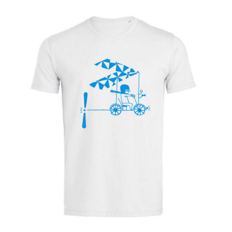 Tee-shirt blanc Aviation Sans Frontières 